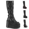 DemoniaCult - TRANSFORMER800 Bottes de plateforme - Noir Product image